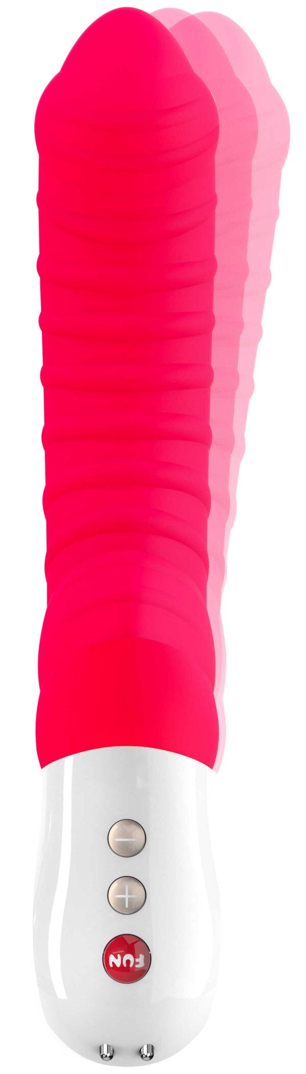 Tiger - Vibromasseur strié - Rouge indien – Image 4
