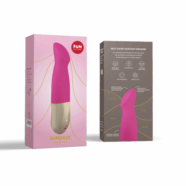 Sundaze - Vibromasseur va et vient - Rose