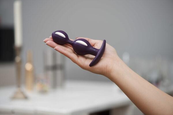 B Balls duo - Plug - Violet et blanc – Image 5