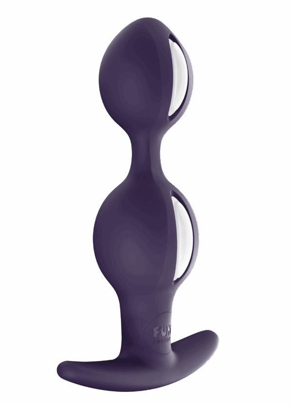 B Balls duo - Plug - Violet et blanc – Image 3