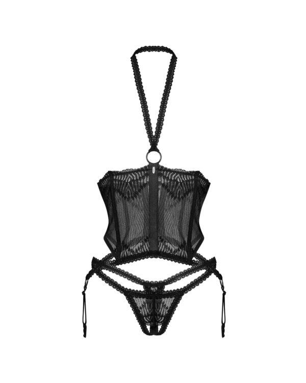Alliane corset et string - Noirs – Image 7