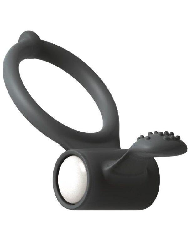Cockring Vibrant Dorcel Power Clit - Noir