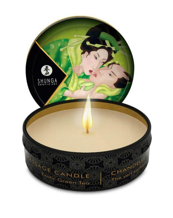 Mini bougie de massage - Zenitude Thé vert exotique – Image 3