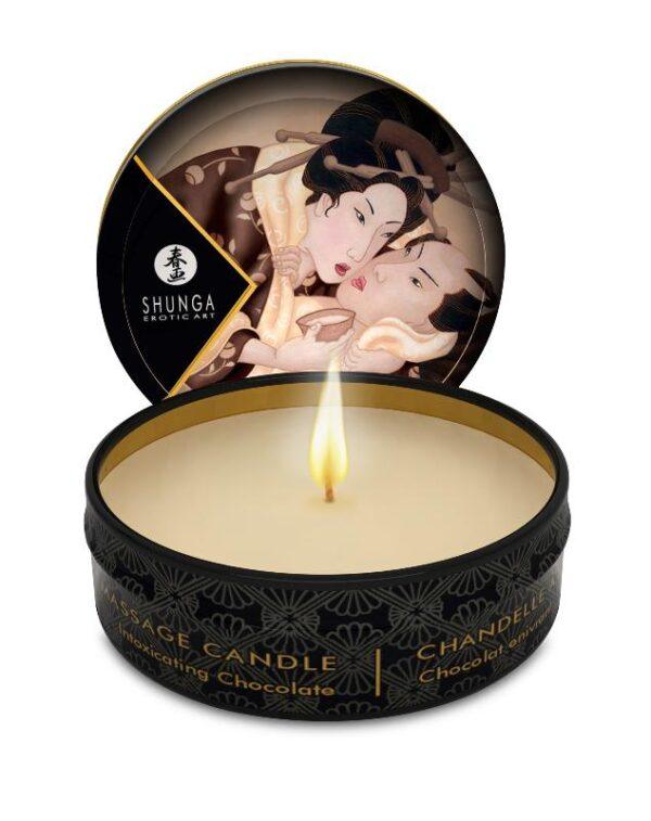 Mini bougie de massage - Excitation Chocolat enivrant – Image 3