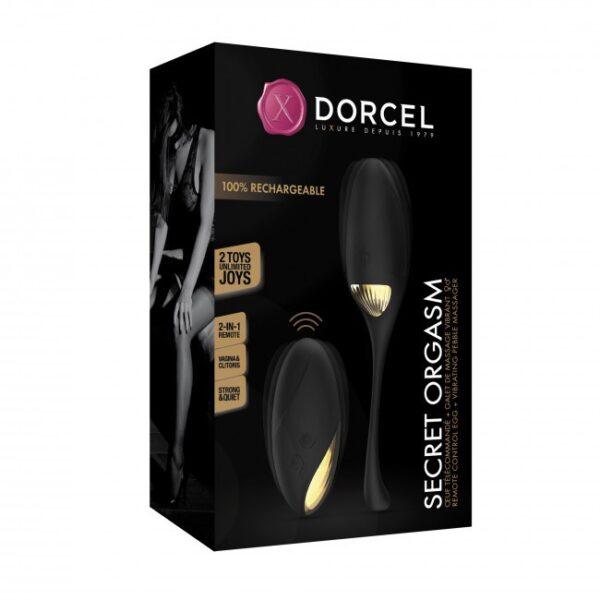 Oeuf Vibrant Dorcel Secret Orgasm - Noir et Or – Image 5