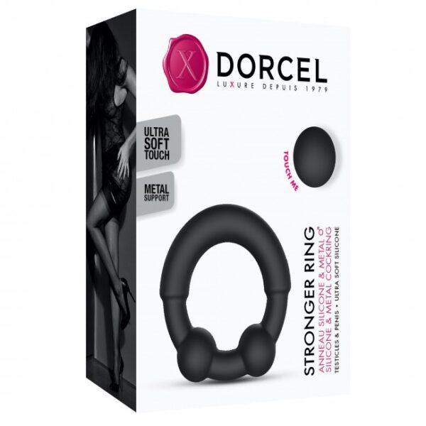 Cockring Stronger ring Dorcel - Noir – Image 6