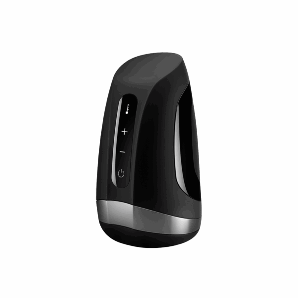 Men Heat Vibration - Noir et Argent Masturbateur Satisfyer
