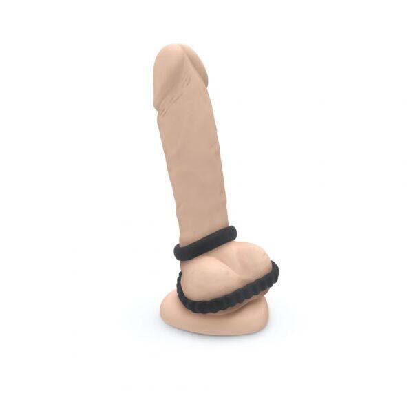 Cockring Dual ring Dorcel - Noir – Image 9