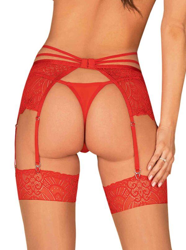 Loventy Porte-jarretelles - Rouge – Image 3