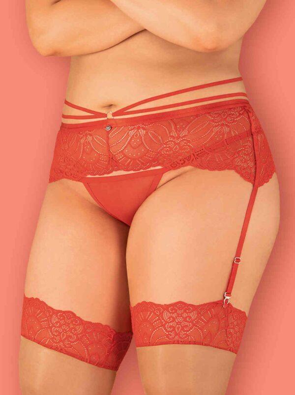 Loventy Porte-jarretelles - Rouge – Image 14
