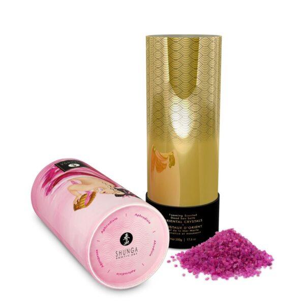 Sel de bain moussant - Cristaux d'orient - Aphrodisia rose – Image 5