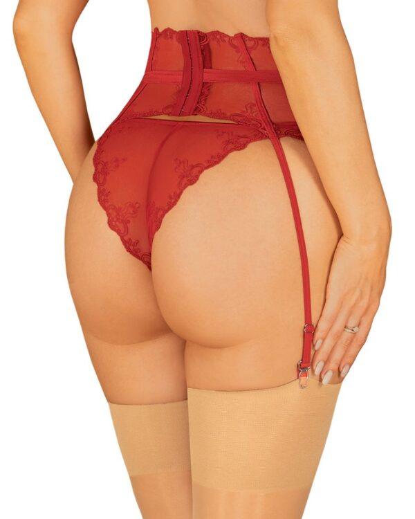 Lonesia porte jarretelles rouge – Image 4