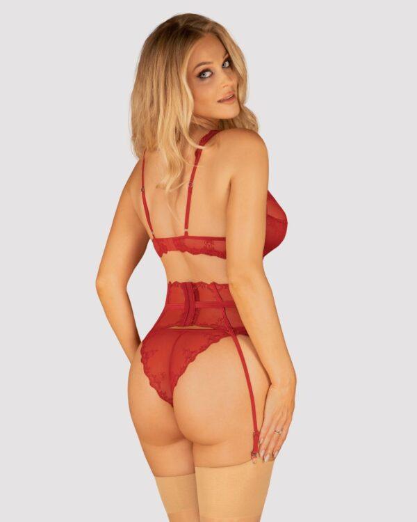 Lonesia porte jarretelles rouge – Image 9