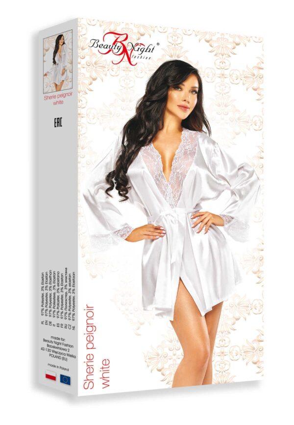 Sherie Peignoir - Blanc – Image 7