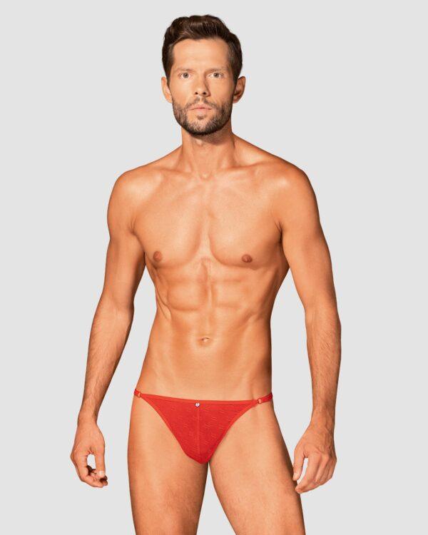 Obsessiver String Homme rouge – Image 10