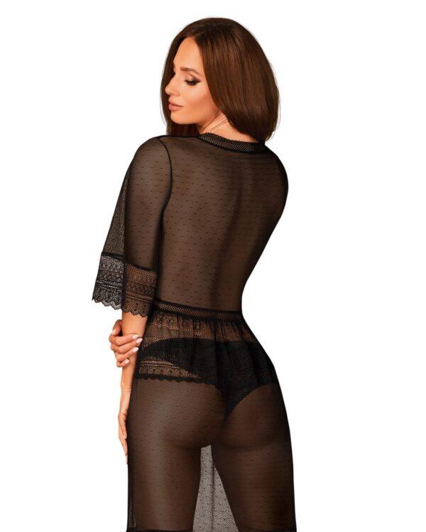 Estiqua peignoir noir – Image 3