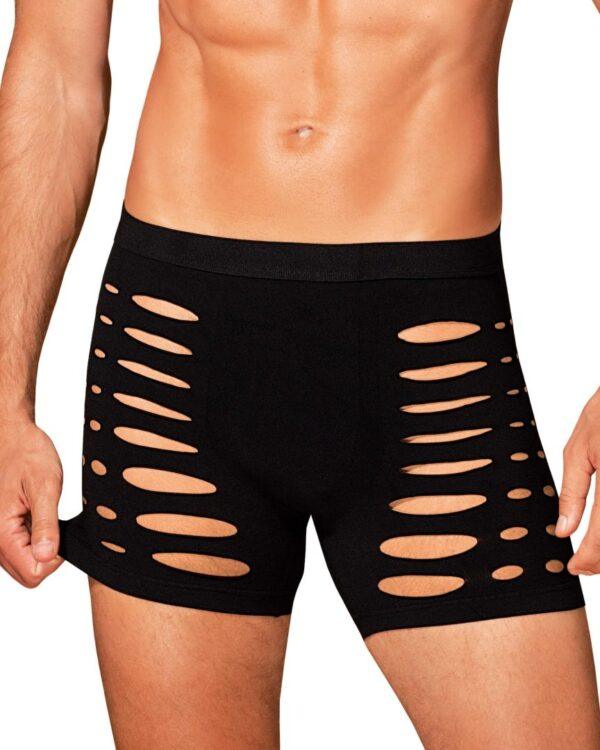 M104 Boxer short Homme noir
