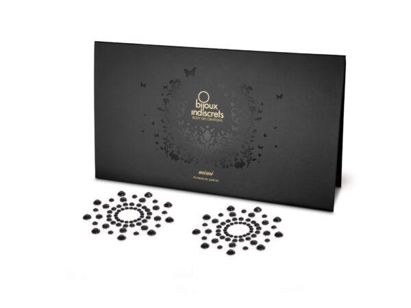 Mimi - Bijoux de seins Strass - Noir