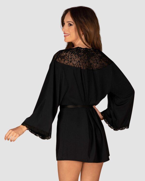 Bellastia peignoir - Noir – Image 7