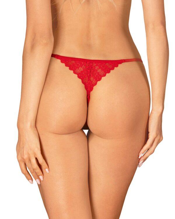 Ingridia string ouvert - Rouge – Image 5