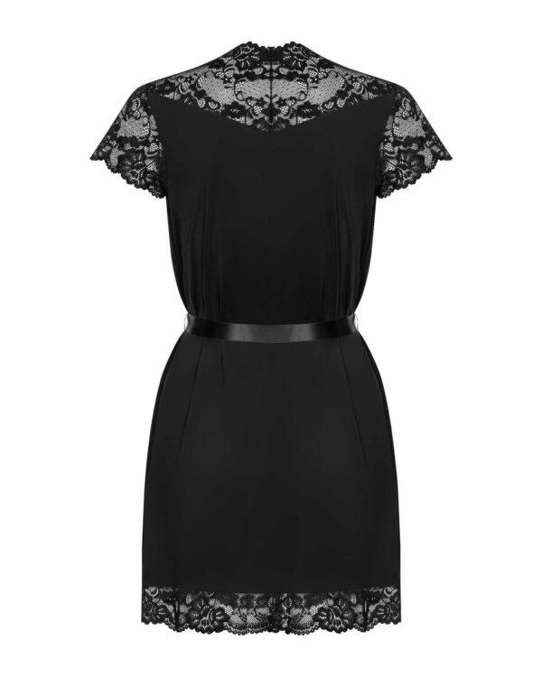 810-PEI-1 Peignoir - Noir – Image 4