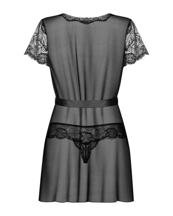 Alluria Peignoir - Noir – Image 4