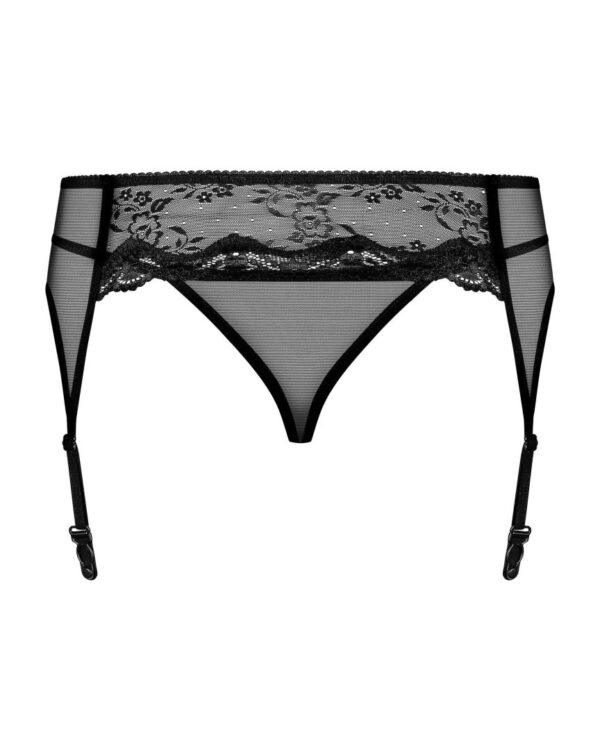 Charms Porte-jarretelles et String - Noir – Image 6