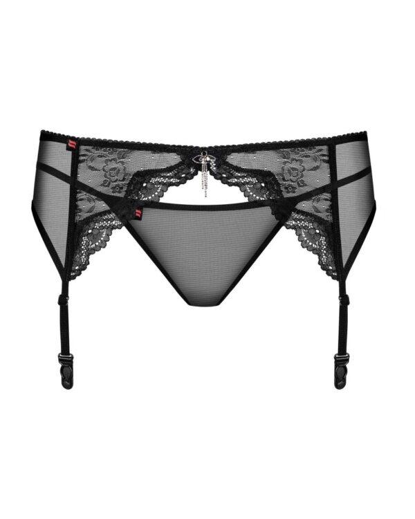 Charms Porte-jarretelles et String - Noir – Image 7