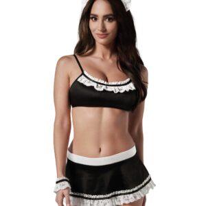 Maid set Costume de soubrette - Noir