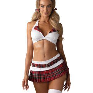 Schooly Costume - Rouge et Blanc