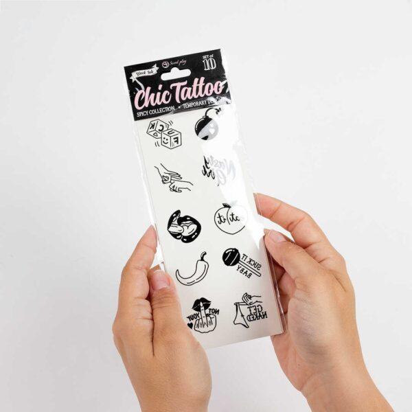 Spicy collection - Tatouages temporaires pack de 10 – Image 5