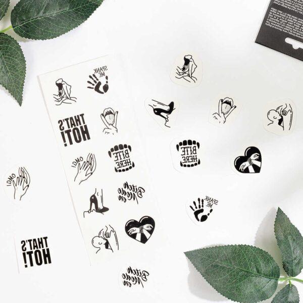 Kinky collection - Tatouages temporaires pack de 10 – Image 6