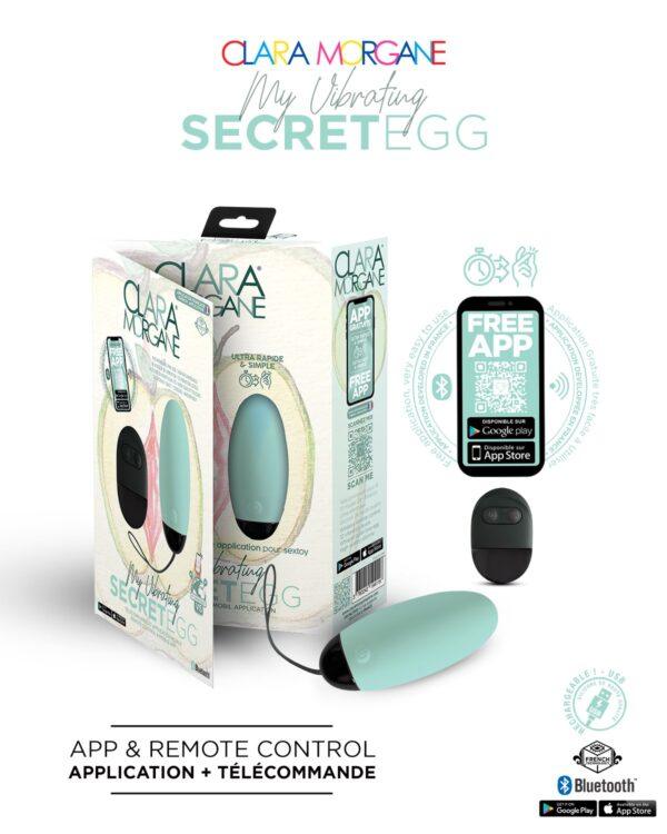 My vibrating secret egg - Bleu