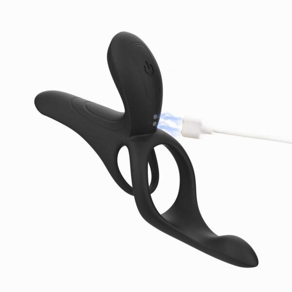 PLEASURE PIVOT Vibromasseur pour couples contrôlé par application - Noir – Image 7