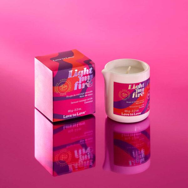 Light My Fire bougie de massage Noix de coco 65G – Image 3