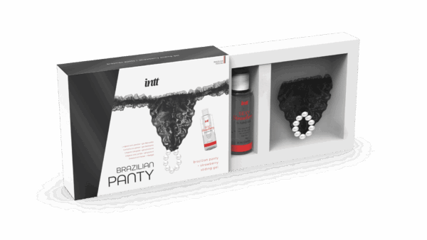 Black brazilian panty - String et lubrifiant – Image 3