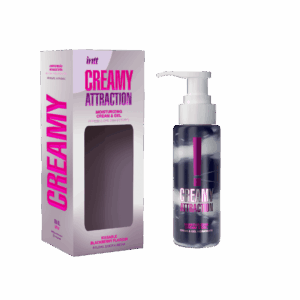 Creamy attraction - Crème et gel de massage embrassable à la mûre