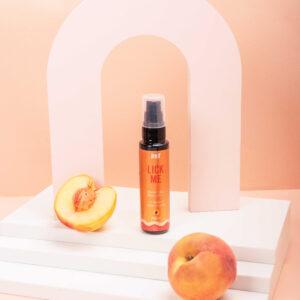 Lick me Pêche - Gel chauffant et embrassable