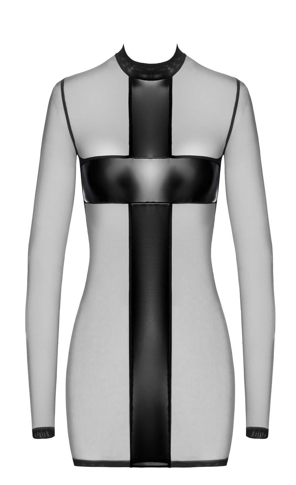 F369 Crossfire Mini Robe en maille et wetlook – Image 6