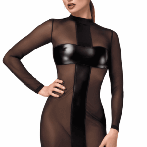 F369 Crossfire Mini Robe en maille et wetlook