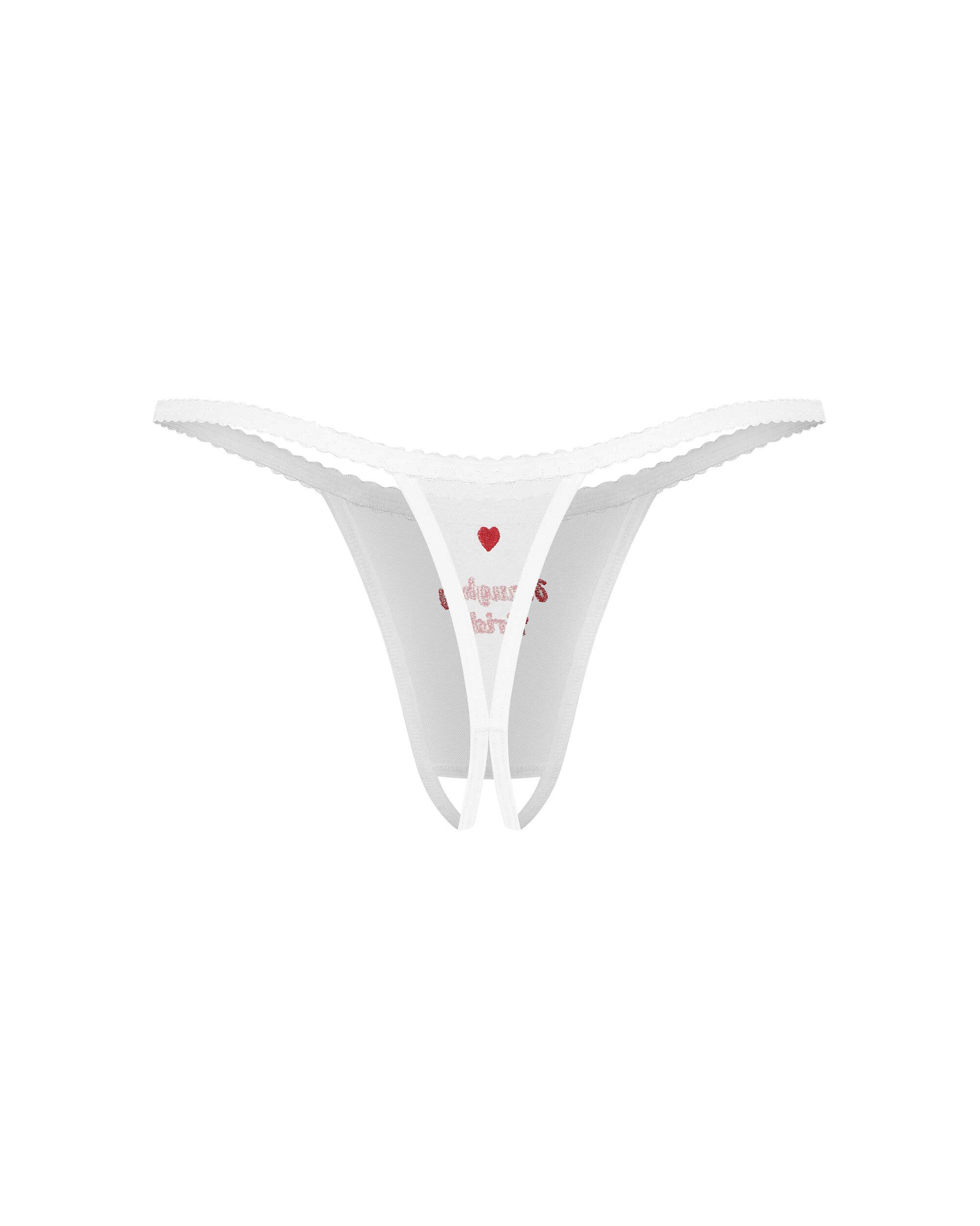 Weddya Bride string ouvert blanc – Image 5