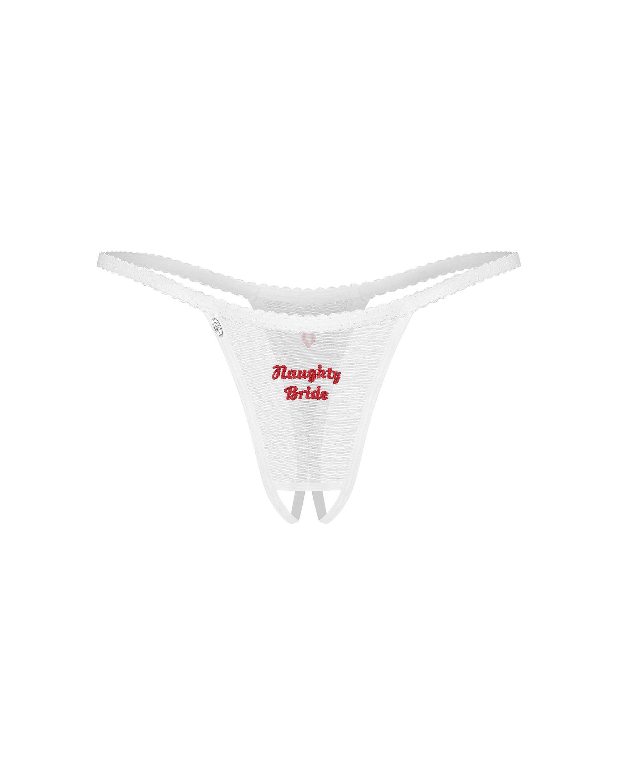Weddya Bride string ouvert blanc – Image 4