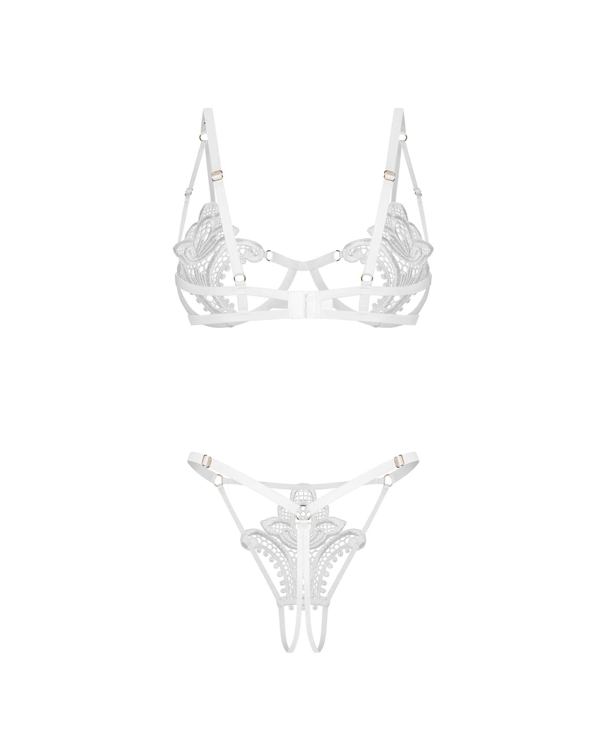 Luise Sublim ensemble ouvert 2 pièces - Blanc – Image 10