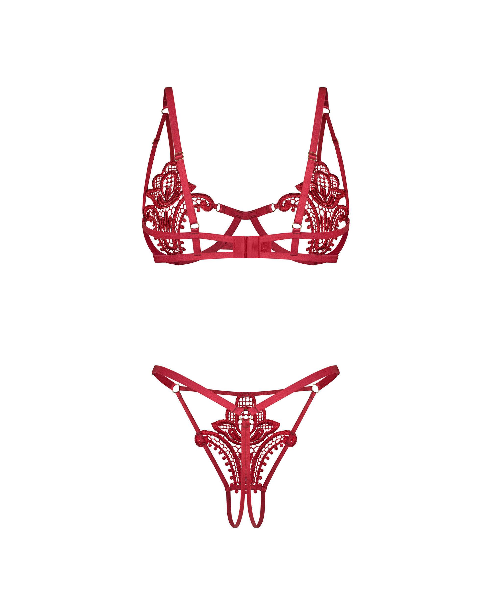Luise Sublim ensemble ouvert 2 pièces - Rouge – Image 12