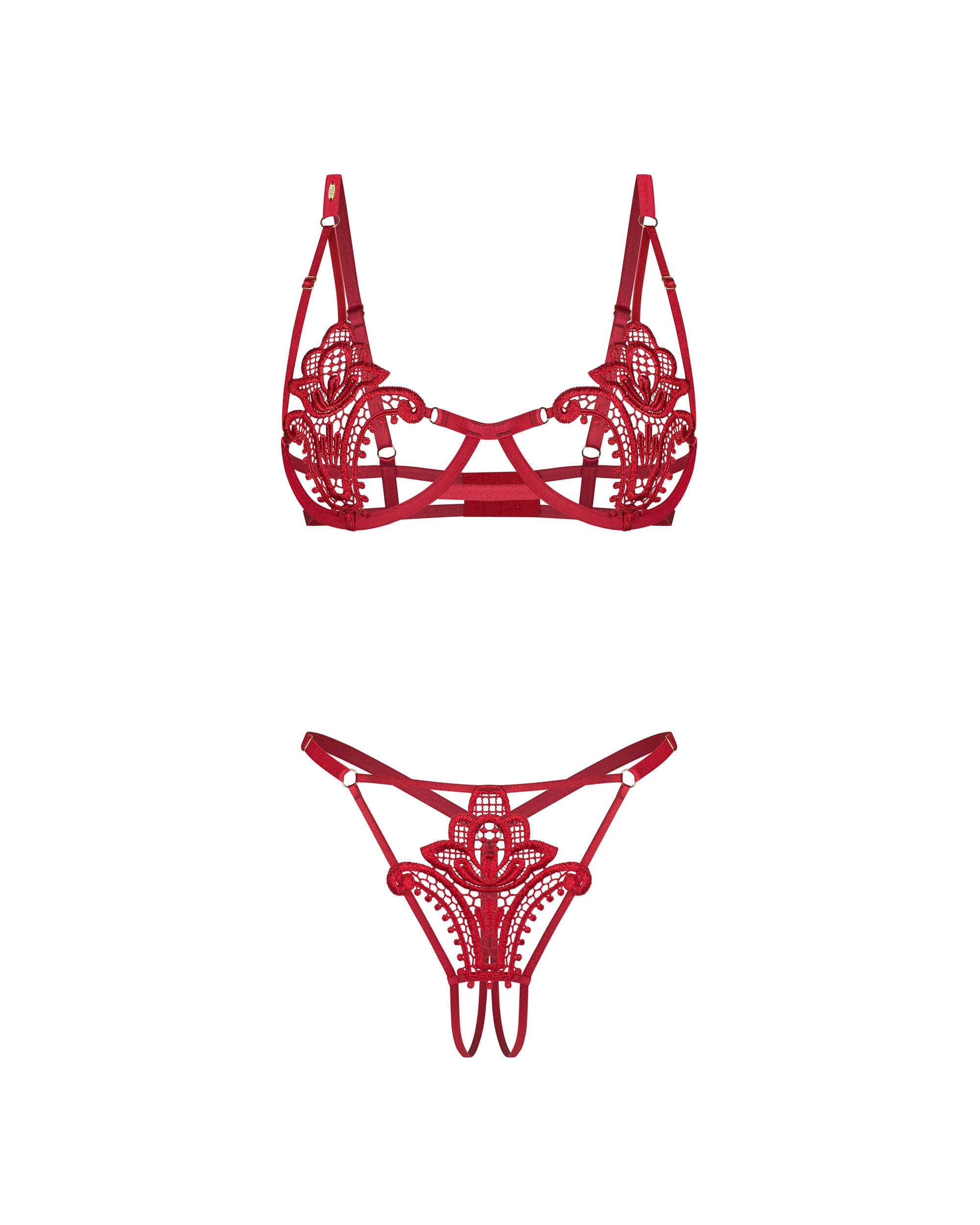 Luise Sublim ensemble ouvert 2 pièces - Rouge – Image 11
