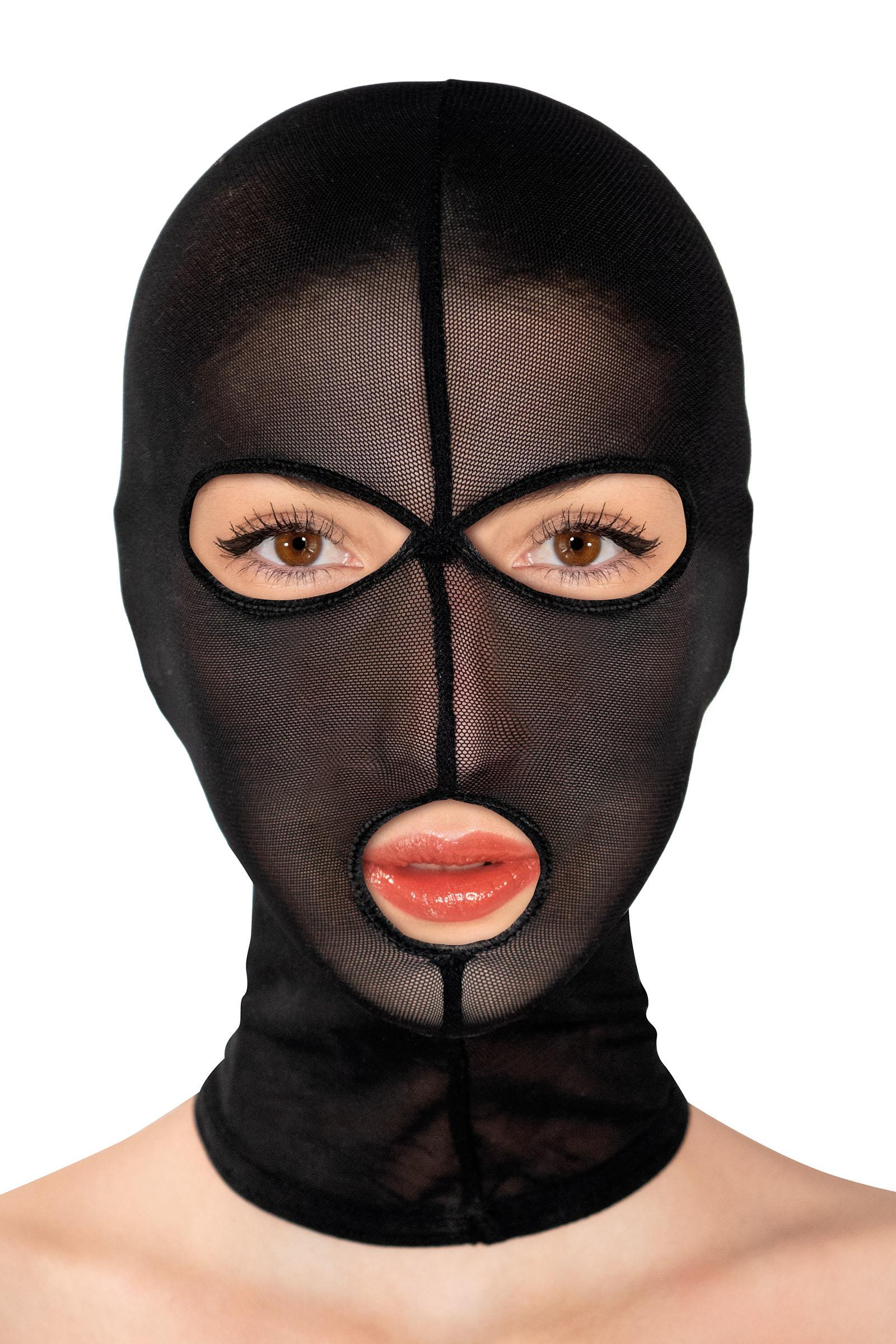 Cagoule fétichiste en fine résille Fetish Tentation
