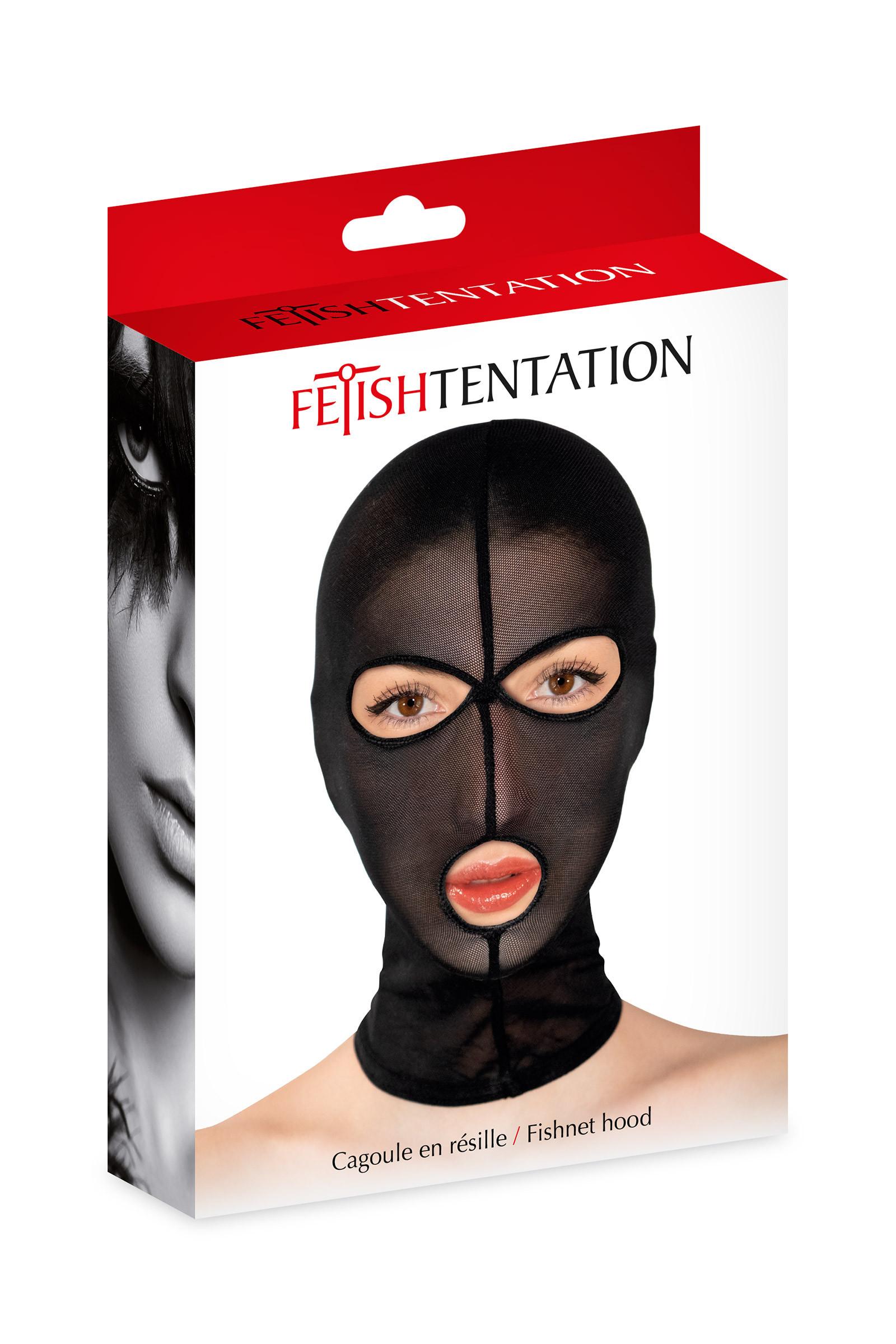 Cagoule fétichiste en fine résille Fetish Tentation – Image 3