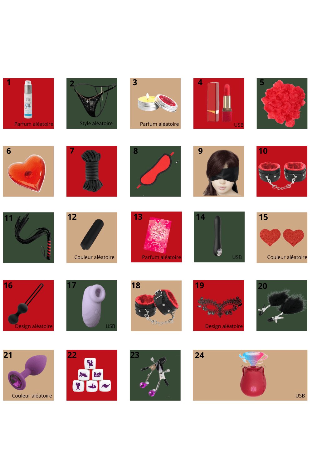 Calendrier de l’Avent érotique 24 surprises pour couple lesbien - 2026 – Image 4