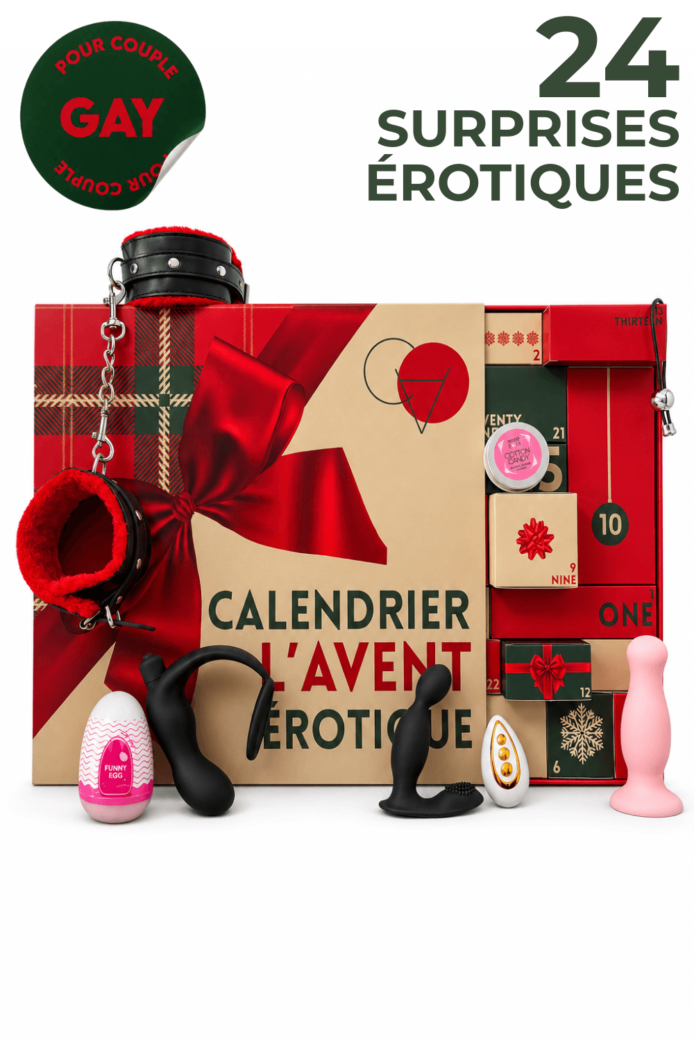 Calendrier de l’Avent érotique 24 surprises pour couple gay - 2026 – Image 11