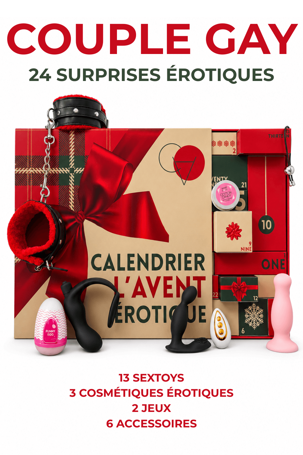 Calendrier de l’Avent érotique 24 surprises pour couple gay - 2026 – Image 12